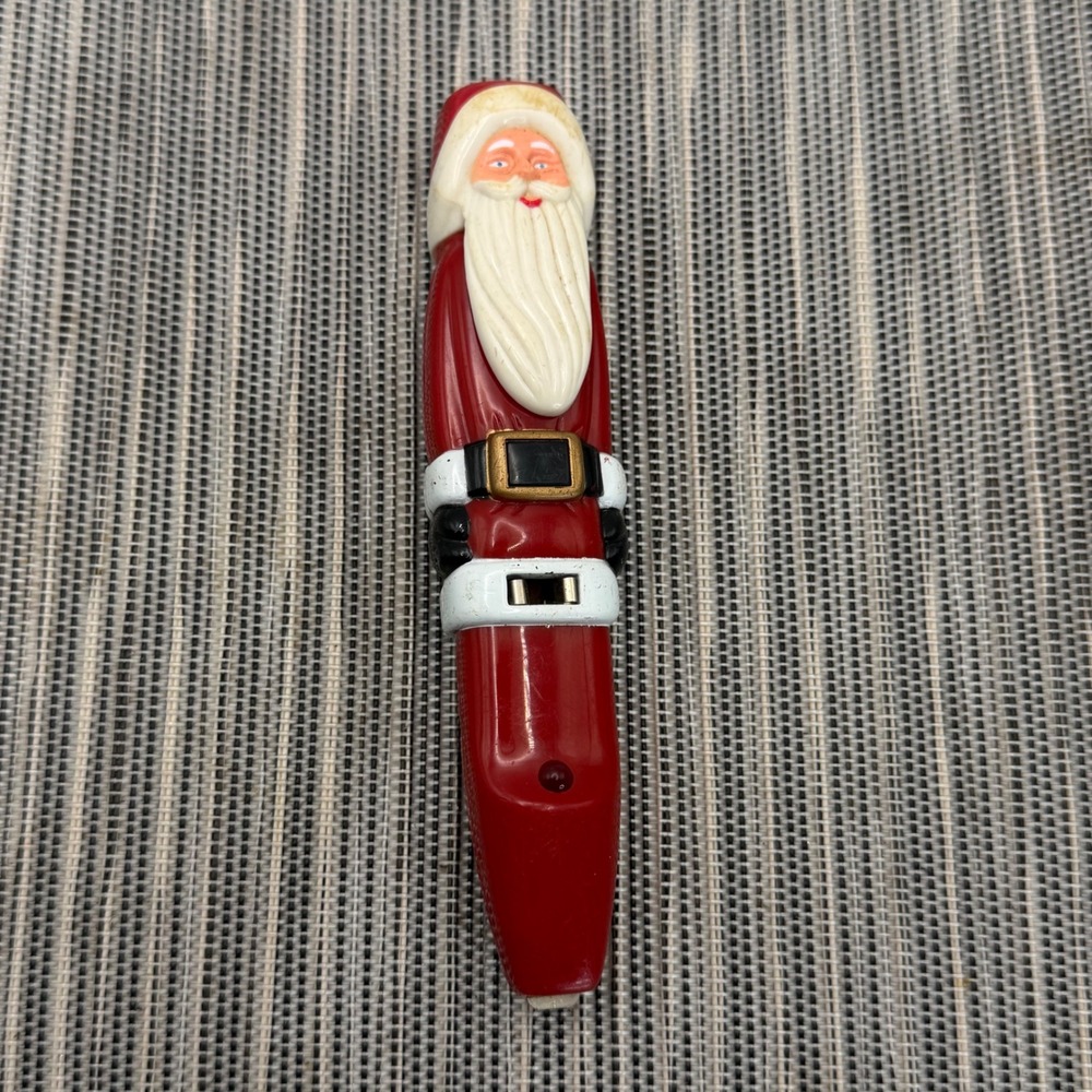 Brite Star Santa Christmas Light Bulb Tester and Removal Tool Red Plastic 5.25in